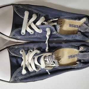 Women's Blue Converse Size 10